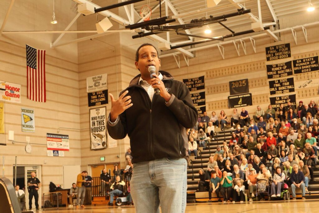 RepJoeNeguse's tweet card. U.S. Rep. Joe Neguse, the assistant House minority leader and a Lafayette Democrat, held his 15th in-person town hall of the year on Aug. 19 in Steamboat Springs, racking up more of the events in...