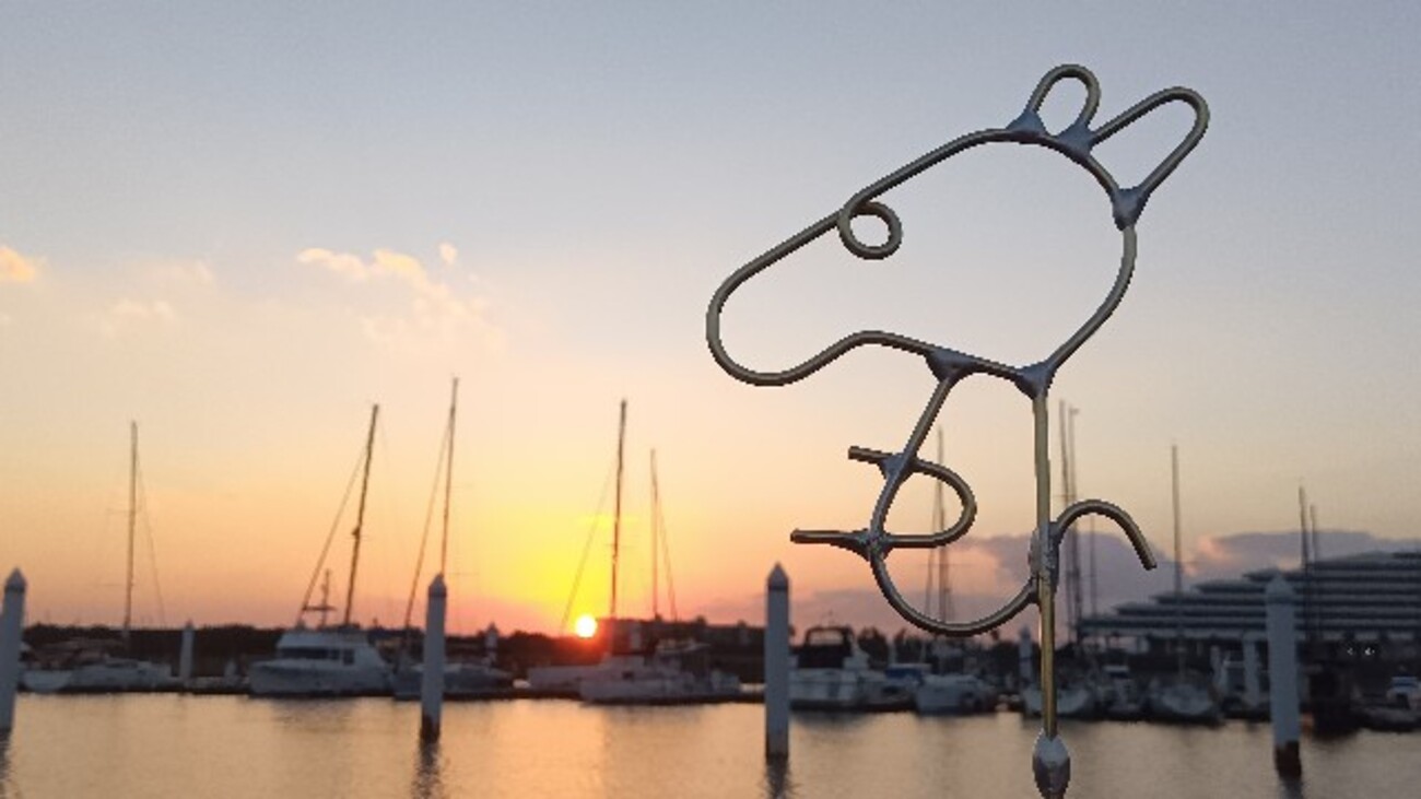 Js3Mxp's tweet card. 💝イヌ🐶アンテナ🚀エレメント２０２５年１１月１４日☀️🐶３８８番目に作りました。✴️アマチュア無線の４３０MHzに同調させました。🚀🐕🎀🐶イヌ🐶アンテナ２号🌷同じ形の２つ目のアンテナです。🚀🙌🎀🌀１３時２８分から準備🌼手作り、スタート🍁✴️真鍮🎵丸棒3ミリと４ミリ🌷丸パイプ使用🐕🍁半田ゴテ１００Wヤニ入り半田💕😀１４時…