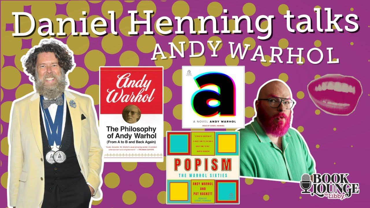 TantorAudio's tweet card. Inside Andy Warhol’s Books with Daniel Henning | Book Lounge by Libby