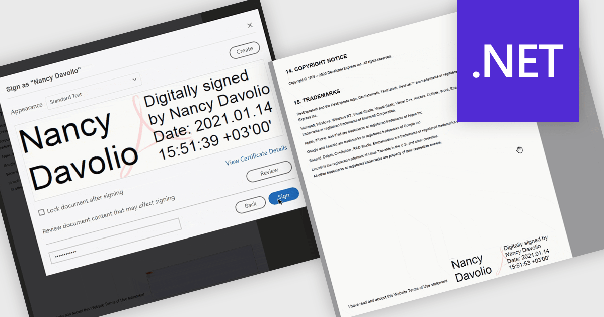 ComponentSource's tweet card. Insert branded, on-page signature panels into PDFs to convey authenticity, reinforce trust, and enhance the professionalism of every report.