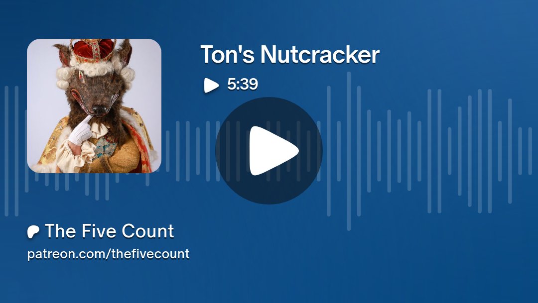 thefivecount's tweet card. Get more from The Five Count on Patreon