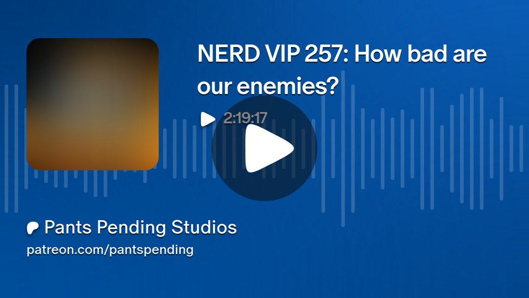 PPSnerd's tweet card. Get more from Pants Pending Studios on Patreon