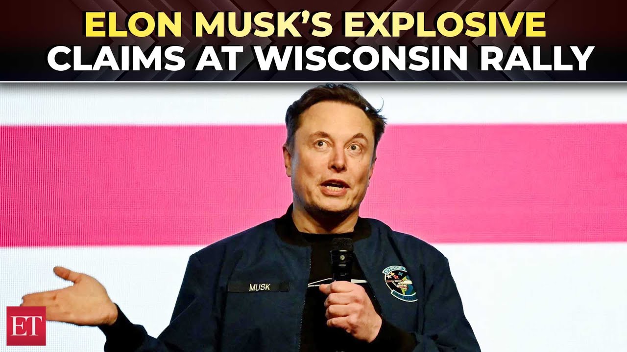 hummertyme's tweet card. Elon Musk’s EXPLOSIVE claims at Wisconsin Rally: ‘20 million SSN...