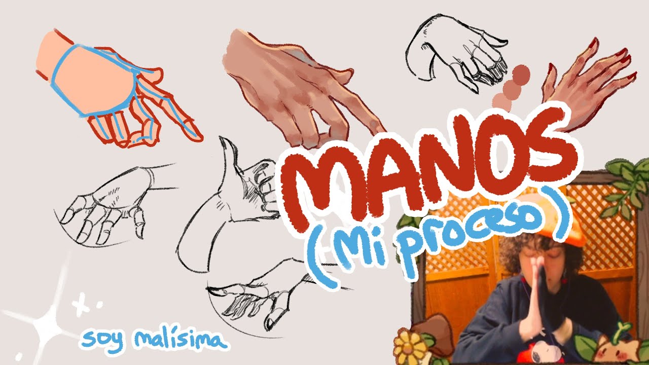 nouconcept's tweet card. 🫶🧡 CÓMO DIBUJAR MANOS (la lío mucho) - Directo de Twitch