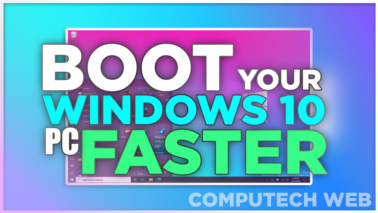 ComputechW's tweet card. How to Make Your Windows PC Boot Faster. TOP 6 Method. #computechweb...