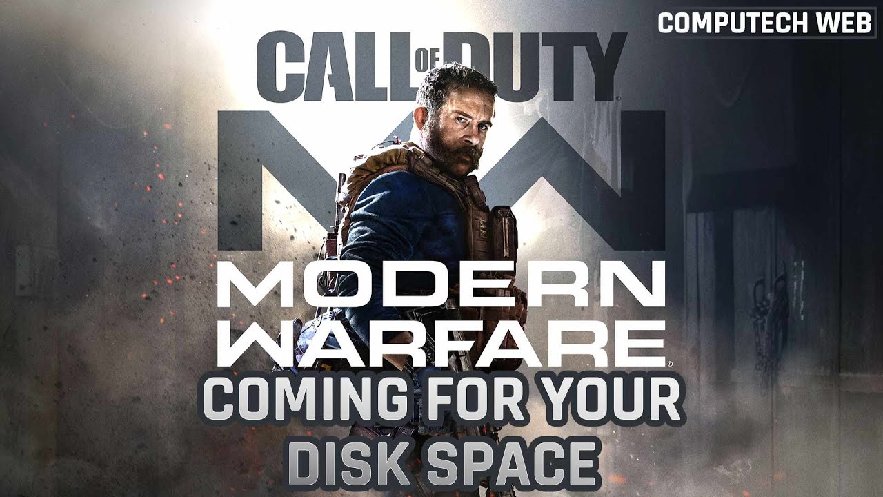 ComputechW's tweet card. Call of Duty: Modern Warfare is coming for your disk space || All You...