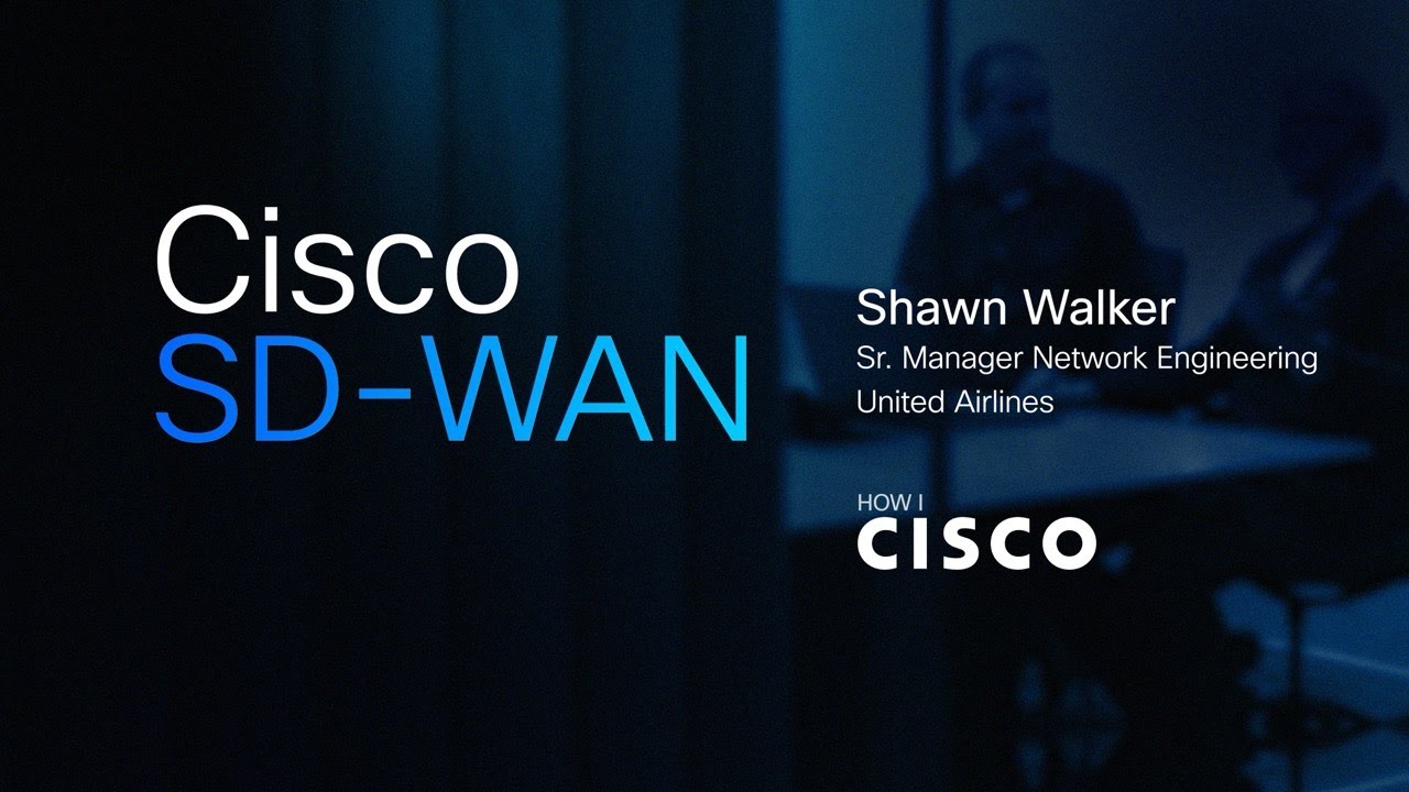 CiscoNetworking's tweet card. Powering United Airlines' Global Network with Cisco SD-WAN | How I...