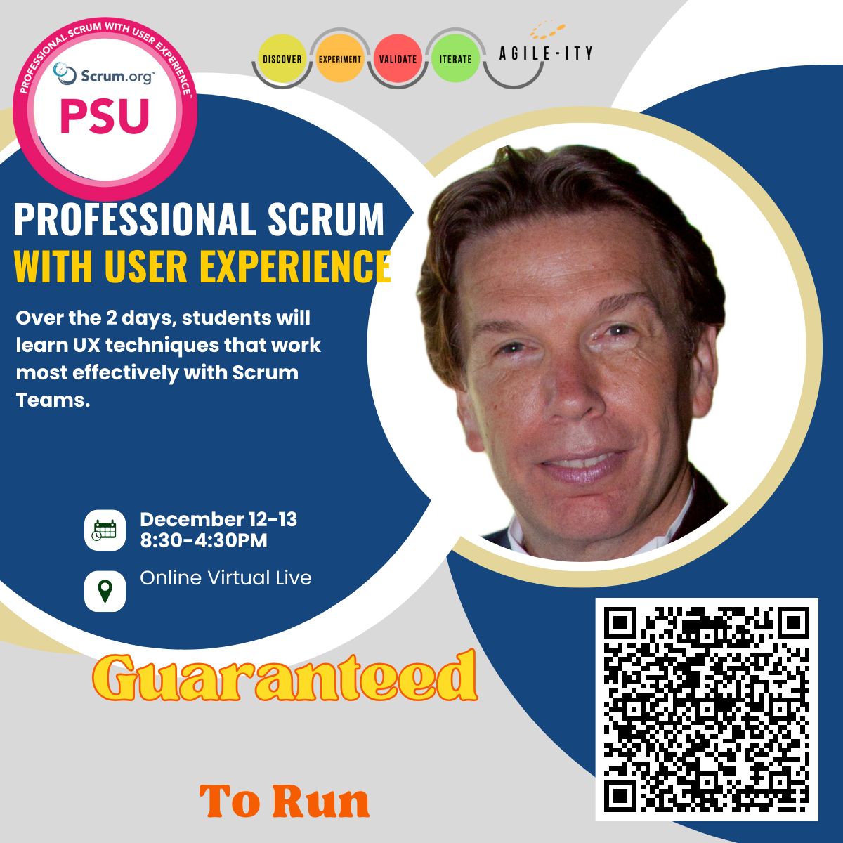 agileityinc's tweet card. 👎 Are you investing in features that your customers do not use ❓ 📈 Do you need to improve the ROI on your technology investment❓ ☀ Join me in our next guaranteed-to-run Professional Scrum with User...
