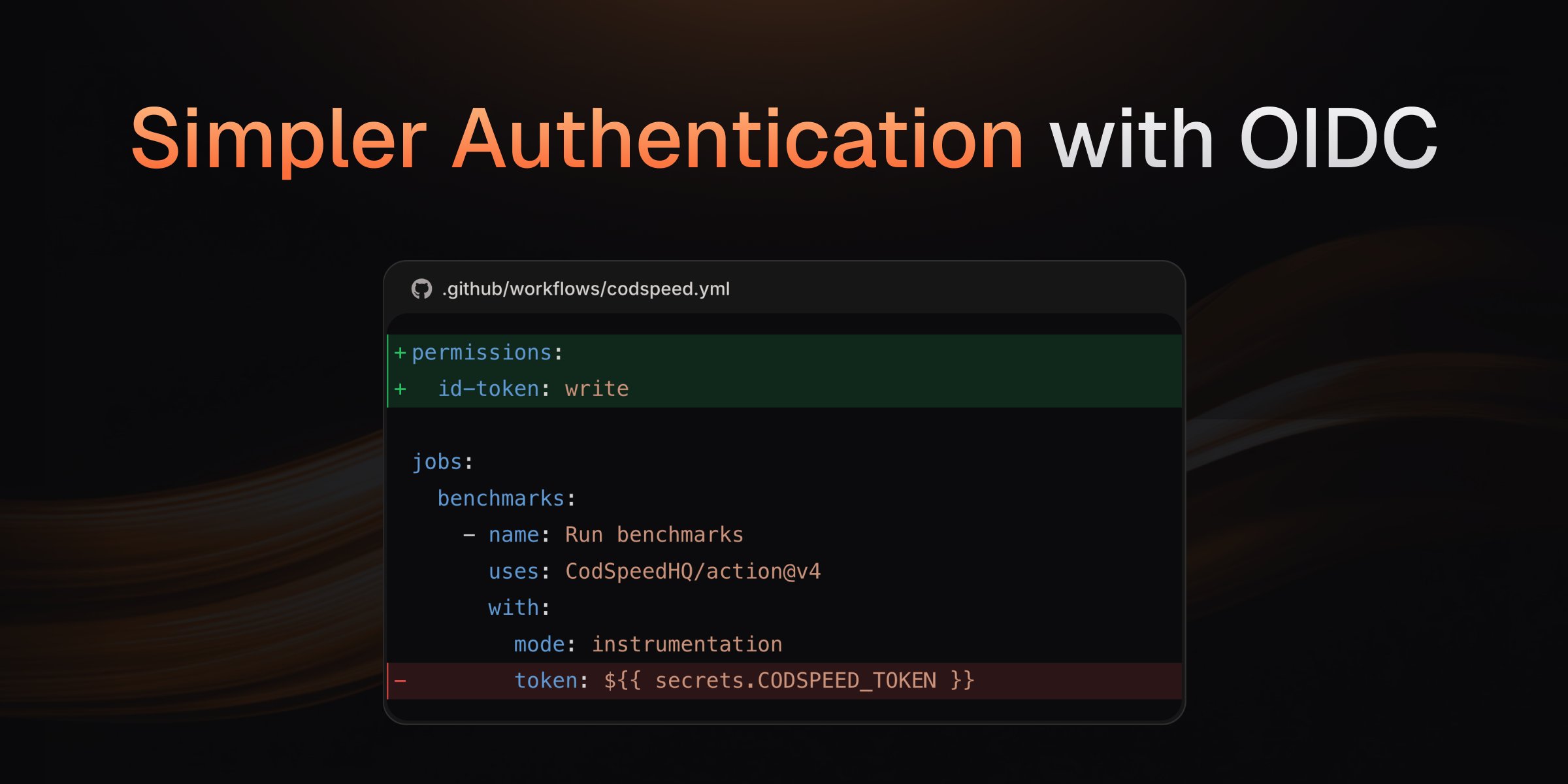Art049's tweet card. Authenticating CI workflows to upload to CodSpeed is now easier and safer with OpenID Connect (OIDC) tokens instead of long-lived secrets.