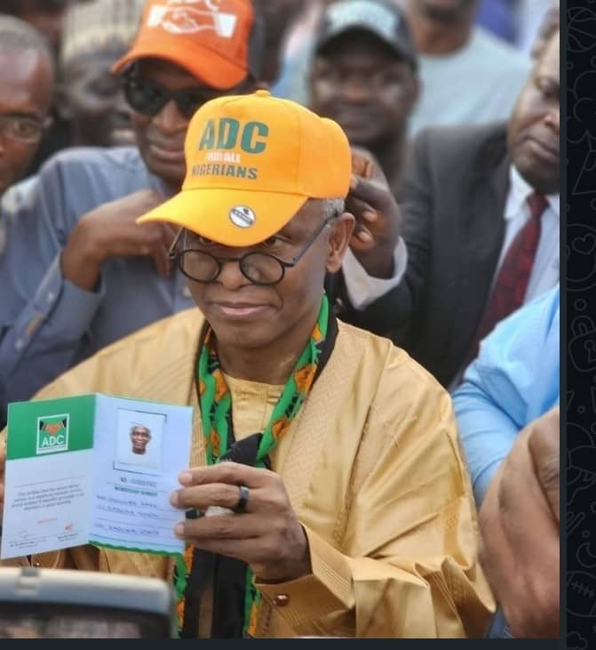 LeadershipHausa's tweet card. Tsohon Gwamnan Kaduna, El-Rufai, Ya Fice Daga SDP, Ya Koma ADC