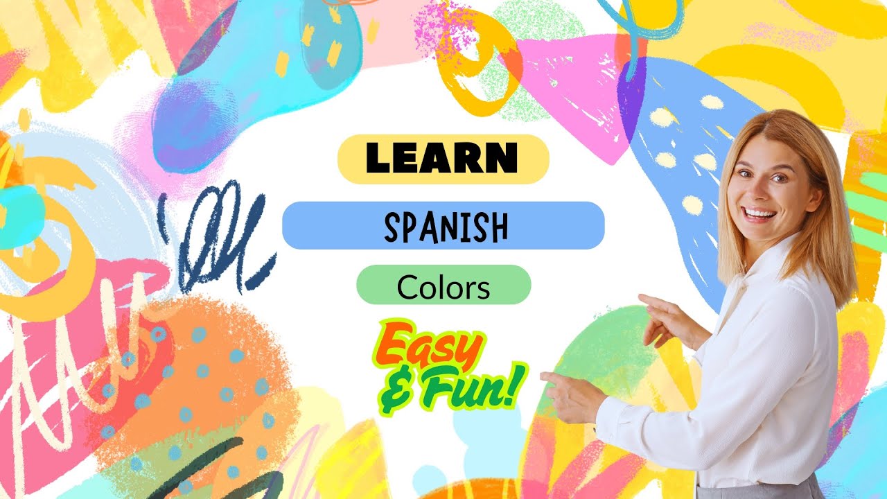 jewecincorg's tweet card. Learn Spanish Colors for Beginners 🎨 | Easy & Fun Spanish Lesson for...