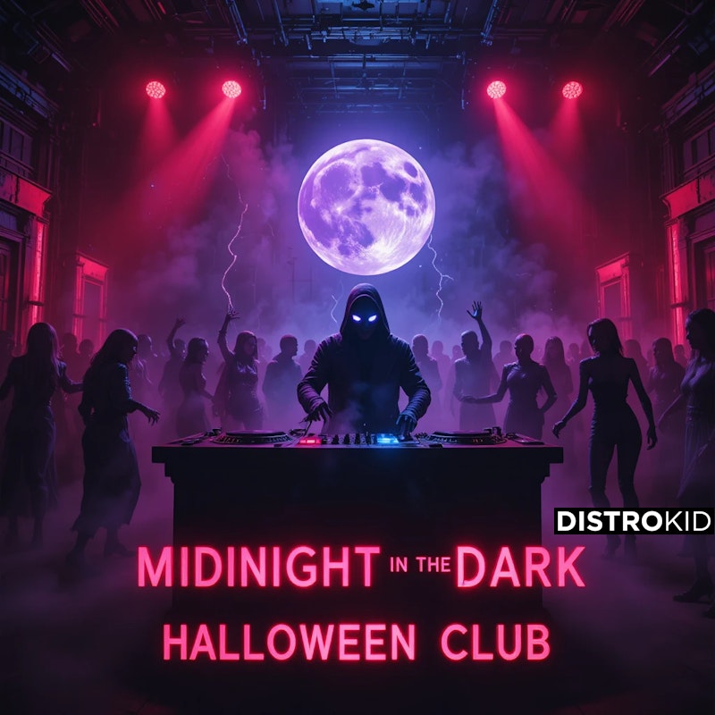 ArtificialHalf's tweet card. Stream and Save Midnight in the Dark (Halloween Club) - Distributed by DistroKid