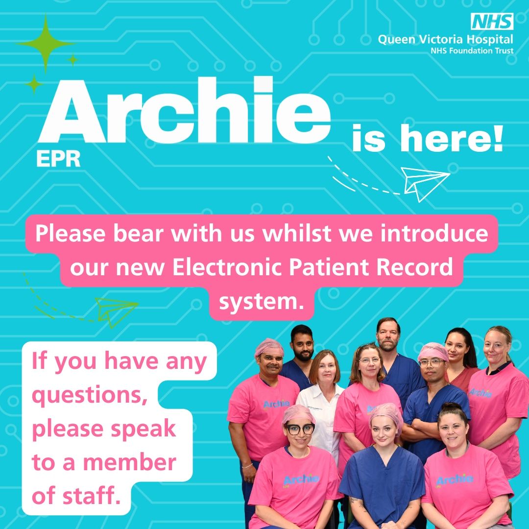 AlteraDH_UK's tweet card. Today we are launching our new electronic patient record (EPR), named Archie EPR in honour of pioneering surgeon, Sir Archibald McIndoe. 🎉 Our QVH colleagues have been incredible in helping us...