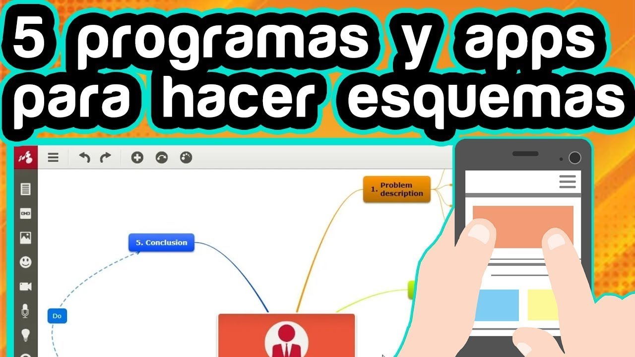 Project_Hackers's tweet card. 5 Apps para hacer esquemas y mapas mentales