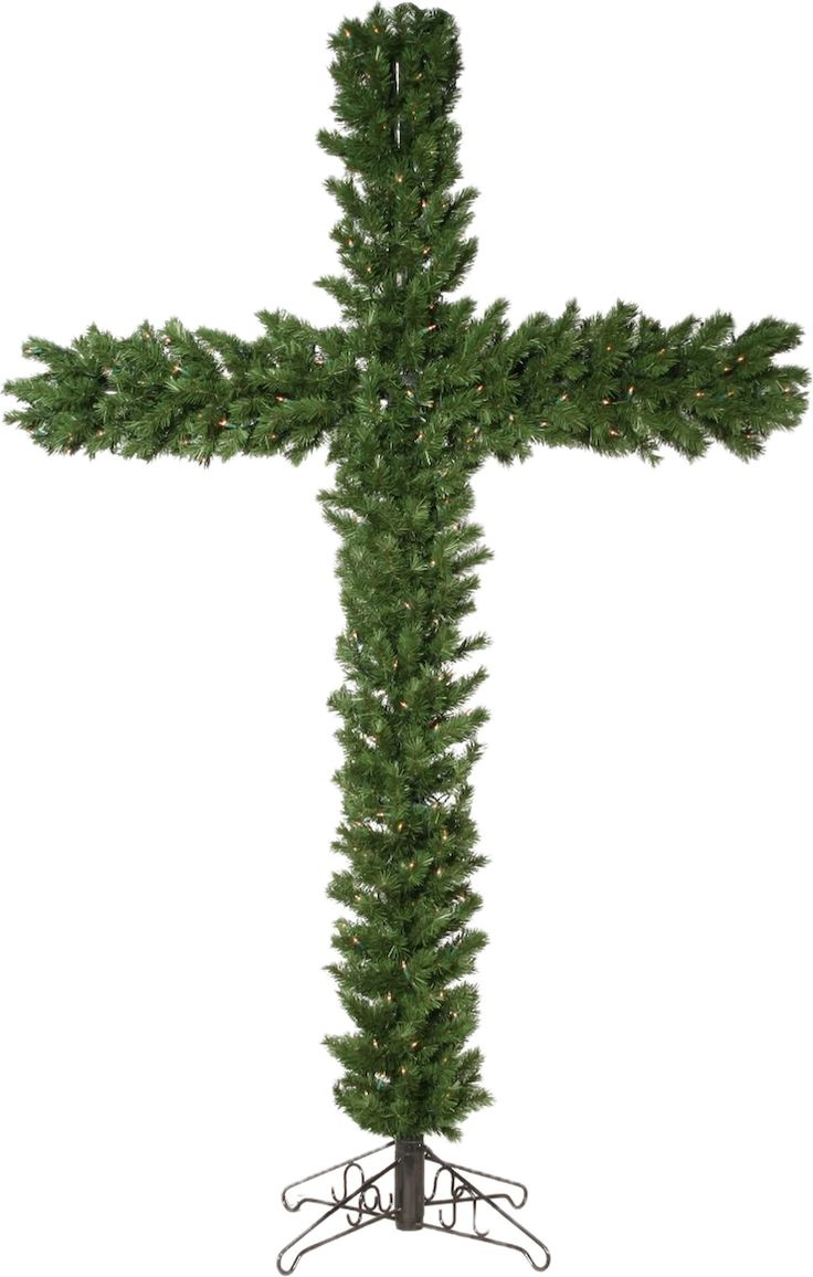 GraceGillespie's tweet card. Cross Christmas Tree