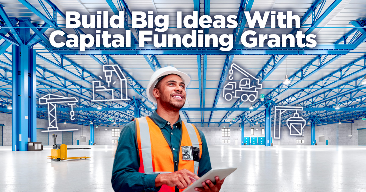 GrantWatch's tweet card. Capital Funding is a great option to help fund large-scale building projects. There are capital funding grants to fit a variety of needs.