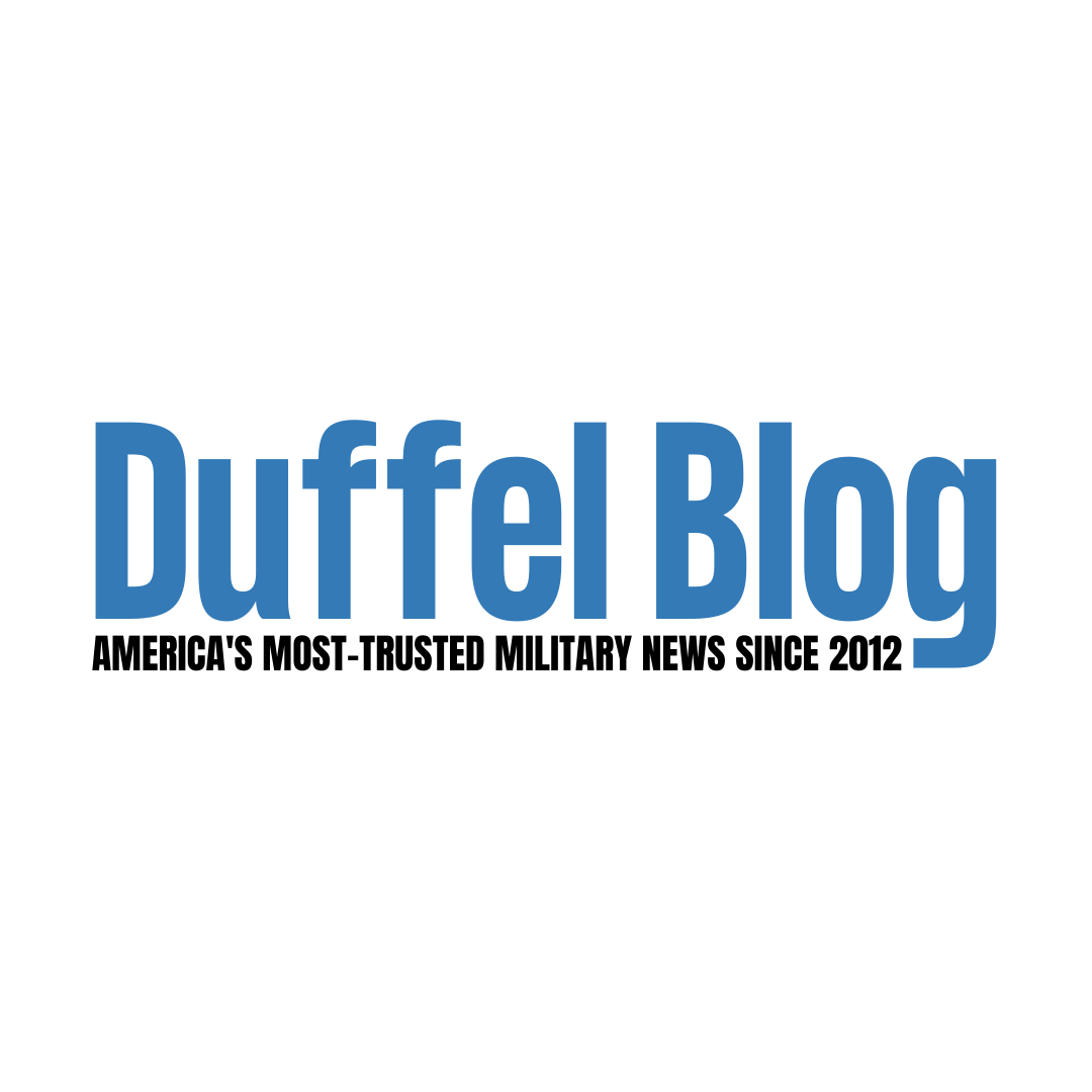 DuffelBlog's tweet card. America's Most Trusted Military News
