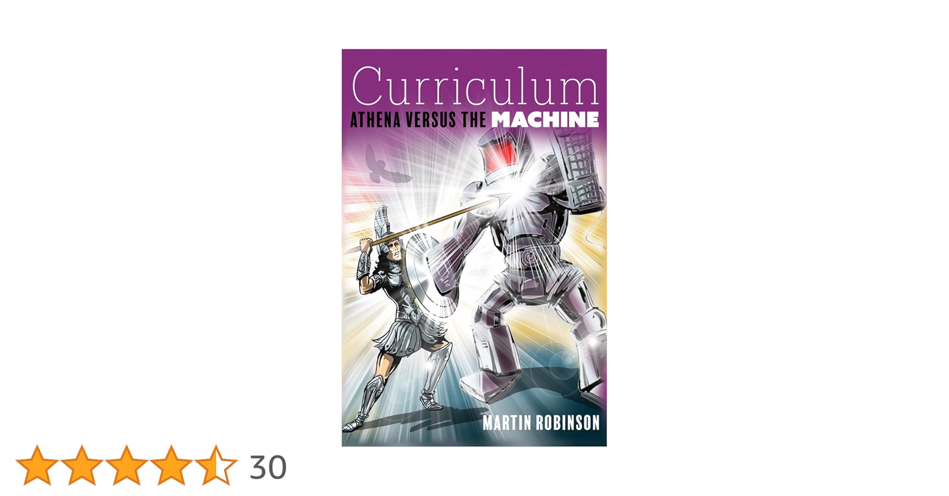 Educhatter's tweet card. Curriculum: Athena versus the machine