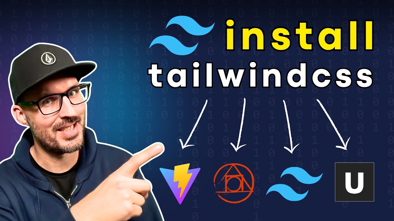 the_common_codr's tweet card. How to Install Tailwind CSS in 2025! (Step-by-Step)