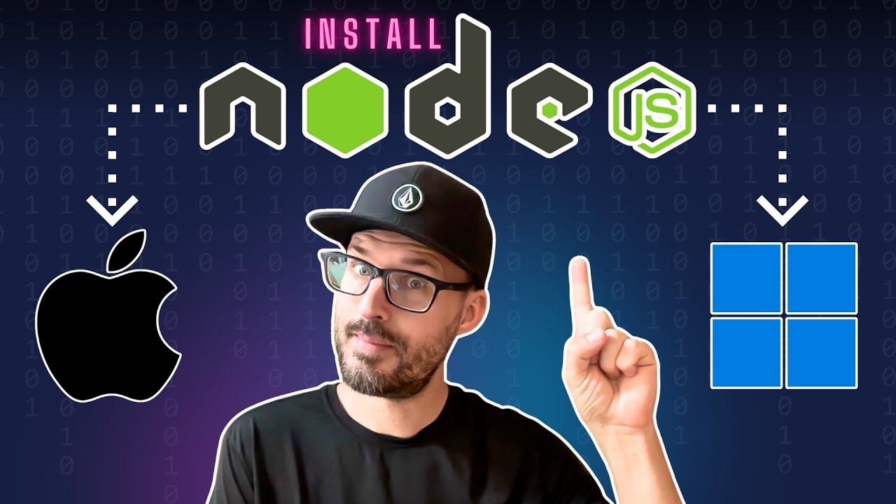 the_common_codr's tweet card. How to Install Node.js in 2025! (Mac & Windows)