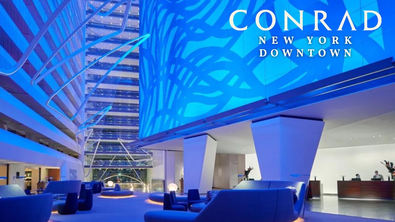 losLAUREN718's tweet card. Inside Conrad New York Downtown $1,350 Luxury Corner Suite