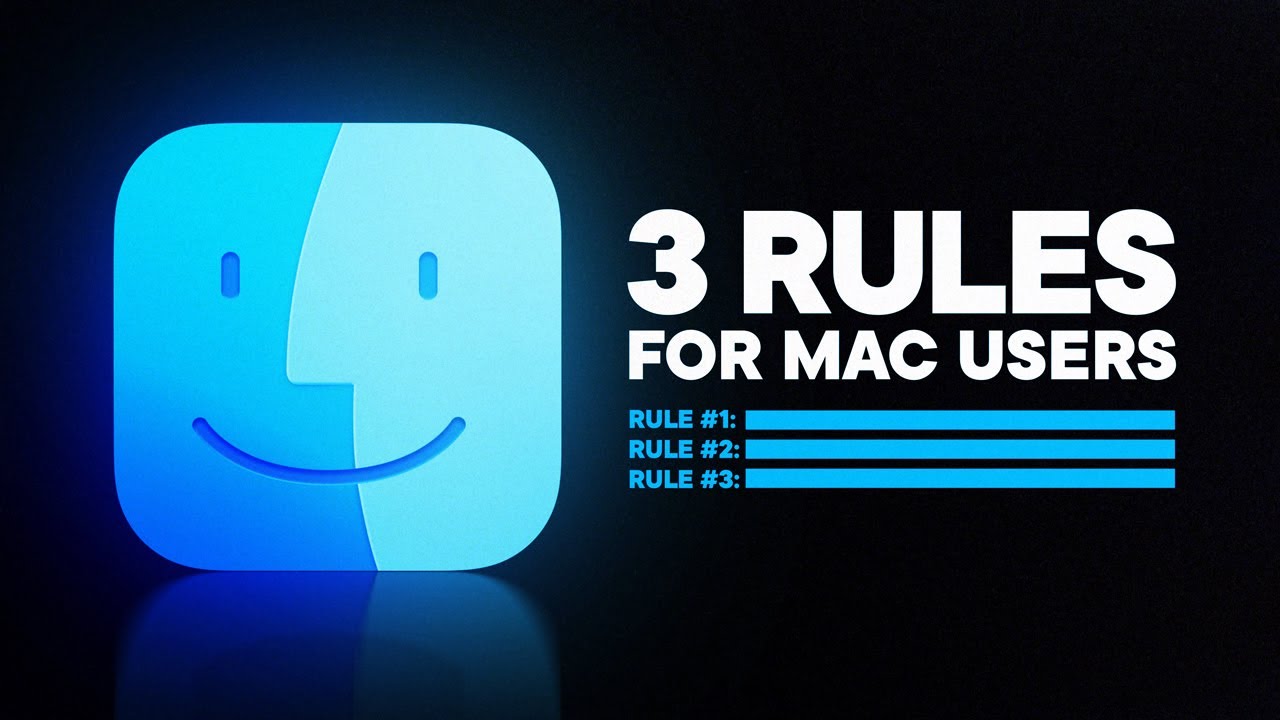 jaykaslo's tweet card. 3 Simple Rules EVERY Mac User Should Follow.