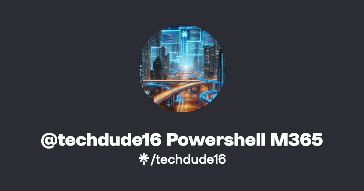 joeydtechdude's tweet card. Technology professional and Engineer with a passion for writing code, automation