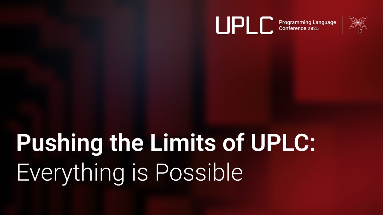 mattpiz's tweet card. Pushing the Limits of UPLC: Everything is Possible