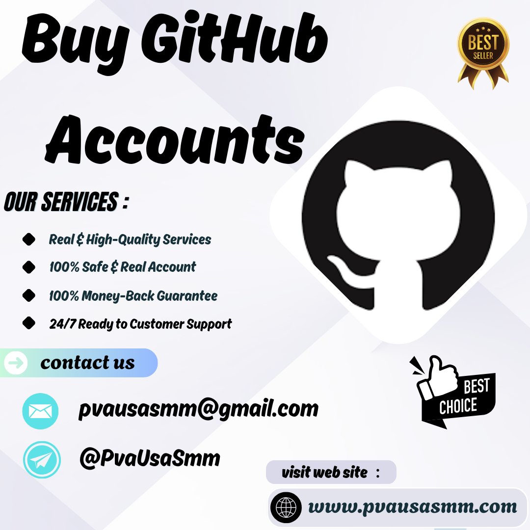 pvausasmm's tweet card. Buy GitHub Accounts to access verified developer profiles for coding, collaboration, and project management. Perfect for programmers, startups, and businesses, these accounts help you host reposito...