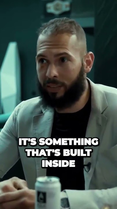 PodCastHelp1's tweet card. Andrew Tate on Weak Men