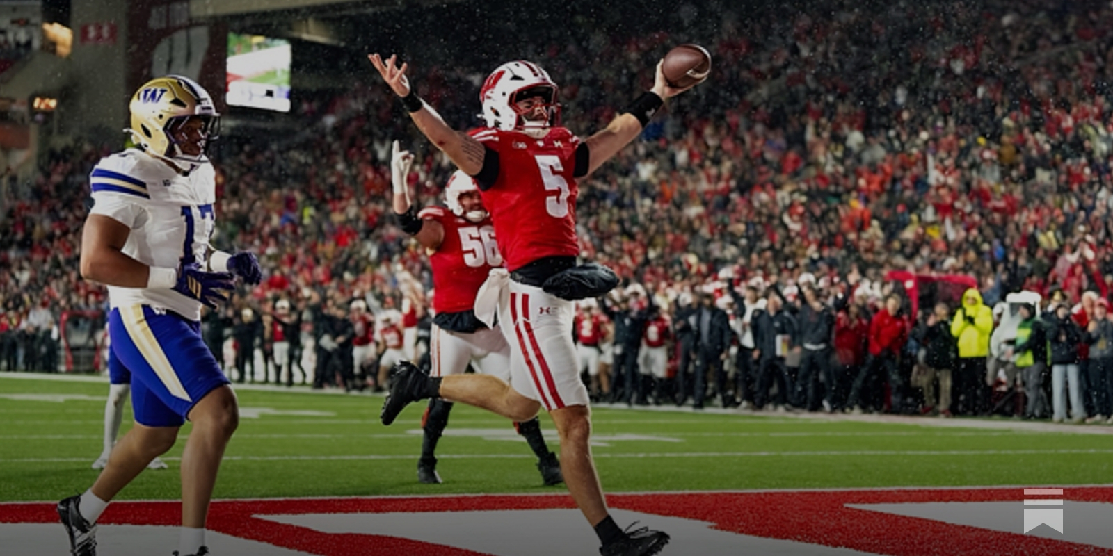 Badger_Notes's tweet card. Breaking down the tape from Wisconsin Badgers true freshman quarterback Carter Smith's debut against Washington.