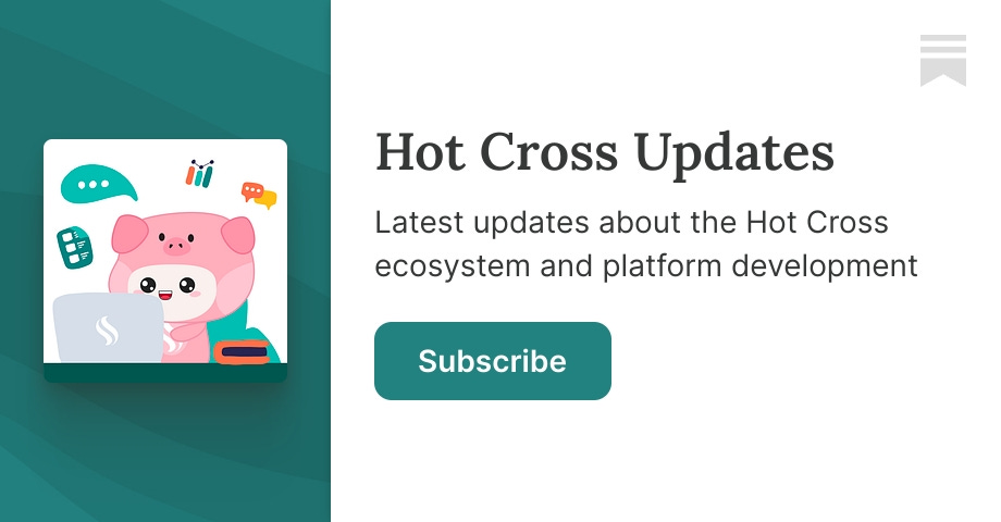 itpwl's tweet card. Latest updates about the Hot Cross ecosystem and platform development. Click to read Hot Cross Updates, a Substack publication.
