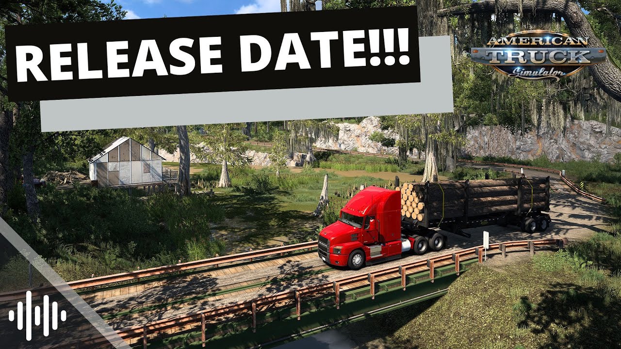 PrimeSimulation's tweet card. LOUISIANA DLC RELEASE DATE!!! | American Truck Simulator (ATS) |...