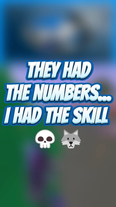 NexusXBL's tweet card. THEY HAD THE NUMBERS… I HAD THE SKILL 💀🐺 #fortnite #fyp #viral...