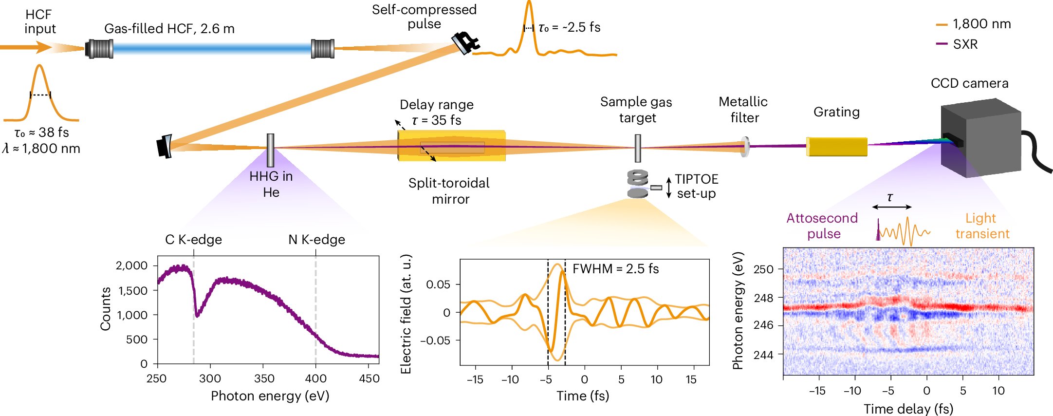 RITphotonics's tweet card. Nature Photonics - Researchers demonstrate phase-stable sub-cycle self-compressed light transients, as well as their sampling down to half of an optical cycle, and determine their waveform phase...