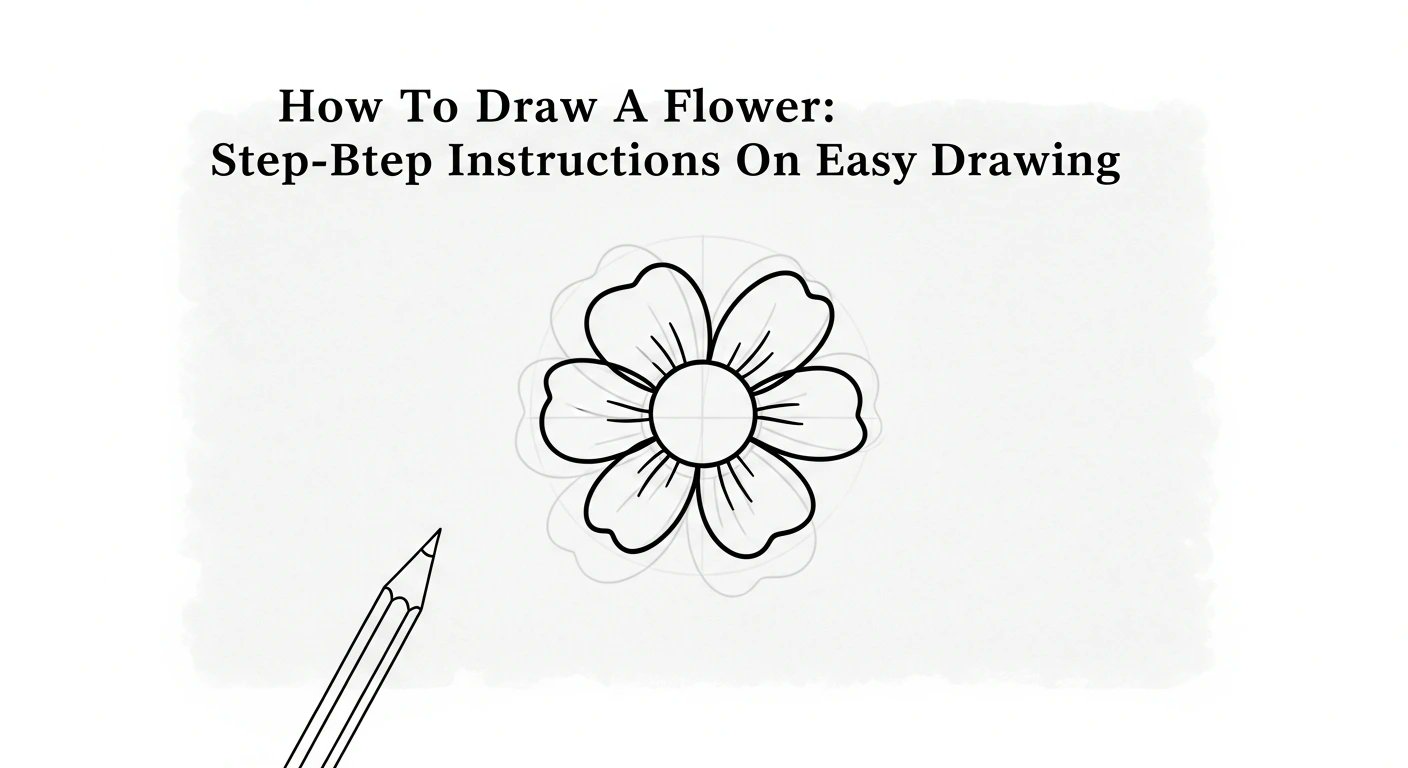The_Arab_Posts's tweet card. Learn how to draw a flower with this easy guide. How to draw beautiful flower drawings step by step, tips & basics for beginners.