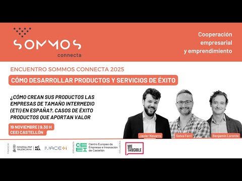 emprenemjunts's tweet card. CEEI Castellón ha celebrado la jornada “¿Cómo crean sus productos las empresas de tamaño intermedio (ETI) en España? Casos de éxito”, enmarcada en el programa SOMMOS_connecta, reuniendo a directivos...