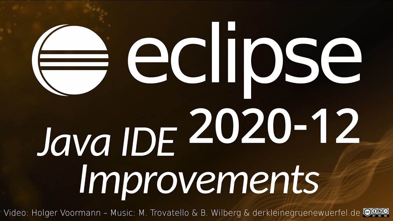 howlger's tweet card. Eclipse 2020-12 Java IDE Improvements