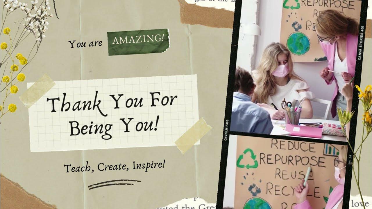 ReflectShort's tweet card. Teachers - Thank You for Being You! - Great Video to Share to Show...