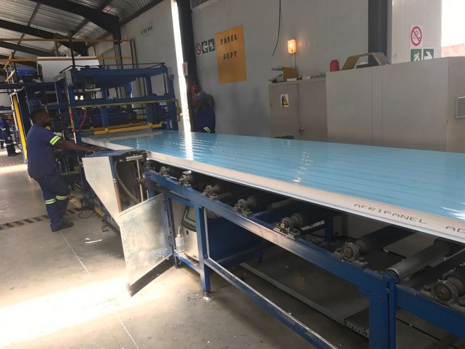 Afripanel's tweet card. Cost-effective, efficient, and energy-saving modular solutions.