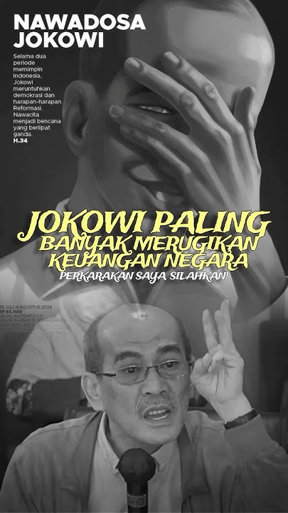 ImJustHavingFu2's tweet card. Jokowi Paling Banyak Merugikan Keuangan Negara