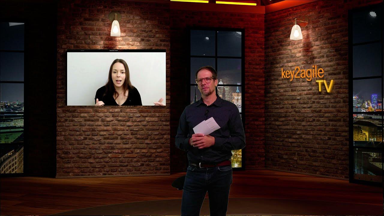 key2agile's tweet card. key2agile TV: Digital Leadership mit Nadine Soyez