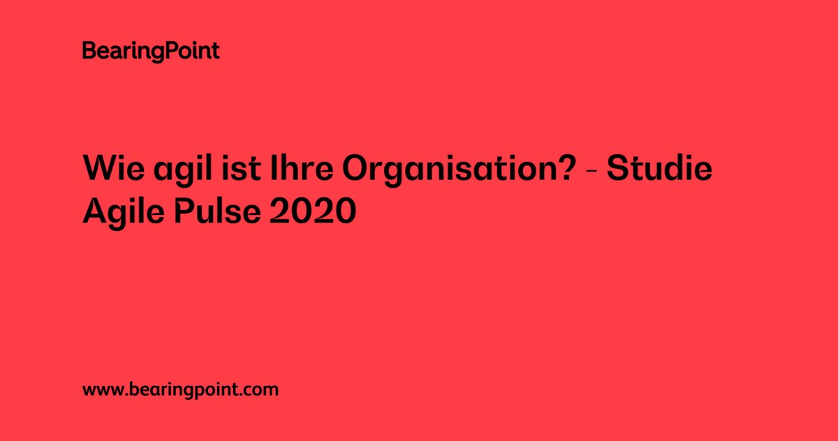 key2agile's tweet card. Unsere Agilitätsstudie "Agile Pulse 2020" macht deutlich, agile Organisationen sind in Krisenzeiten deutlich robuster.