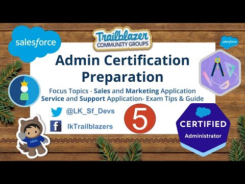 NishantForce's tweet card. Salesforce Admin Certification Preparation - Sales Cloud, Marketing...