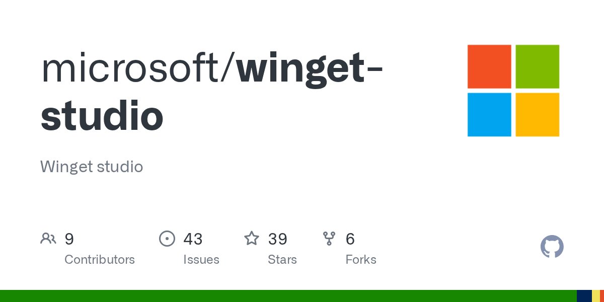 DenelonMs's tweet card. Winget studio. Contribute to microsoft/winget-studio development by creating an account on GitHub.