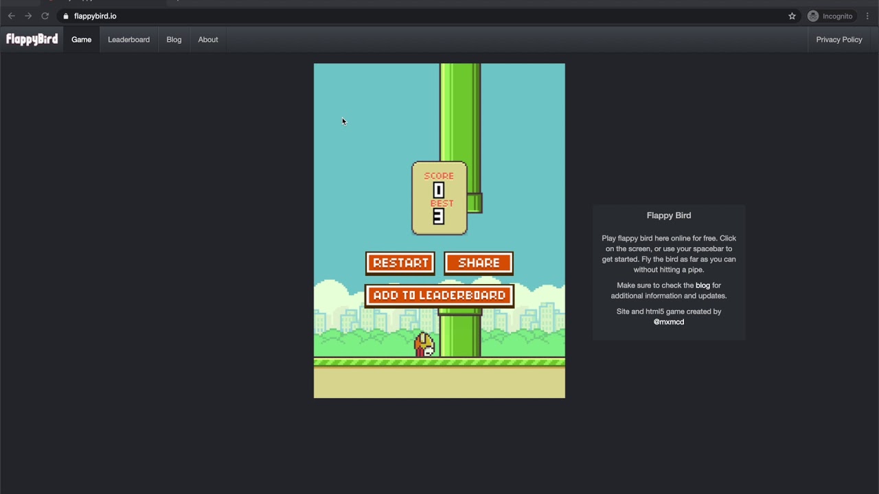 Coderice1's tweet card. Build Flappy Bird Game with Javascript/CSS in an hour (தமிழில்)(Tam...