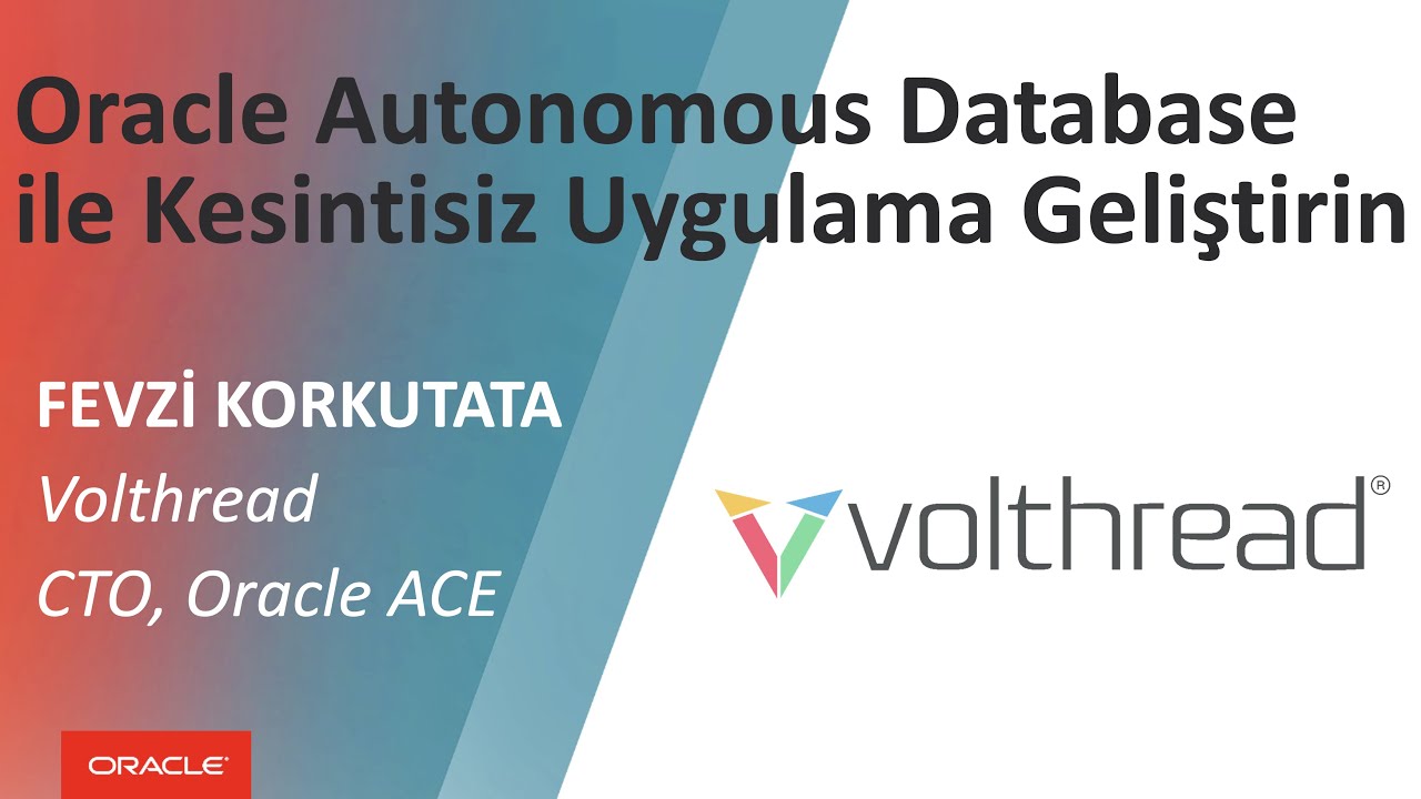 mfevzikorkutata's tweet card. Kesintisiz Uygulama Yazılım Geliştirme (Autonomous DB, Java, Oracle),...