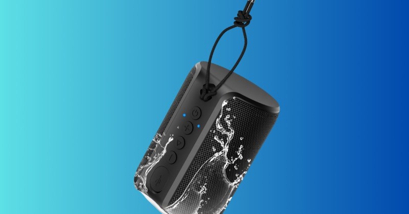 DigitalTrends's tweet card. This waterproof VILINICE mini Bluetooth speaker is just $14.99, offering Bluetooth 5.0, TWS pairing, and travel friendly durability.