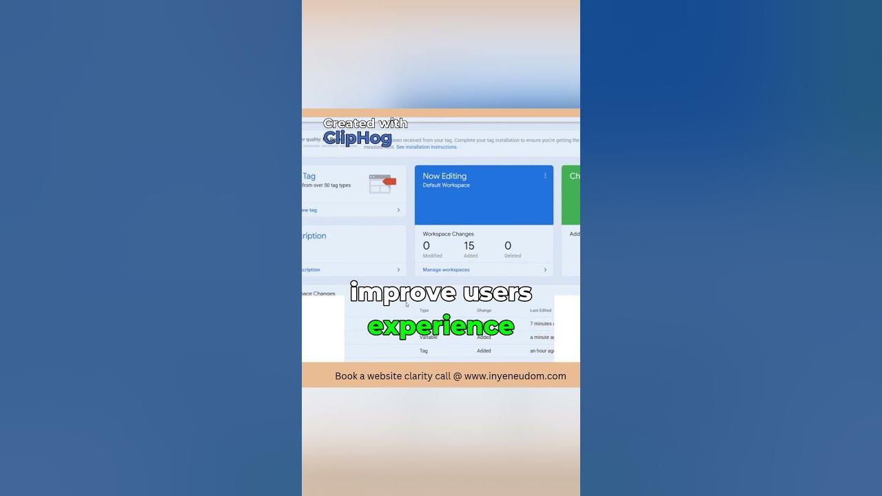 Inyene_udom's tweet card. Measuring Website Engagement with GTM Tags and Triggers #websitecon...