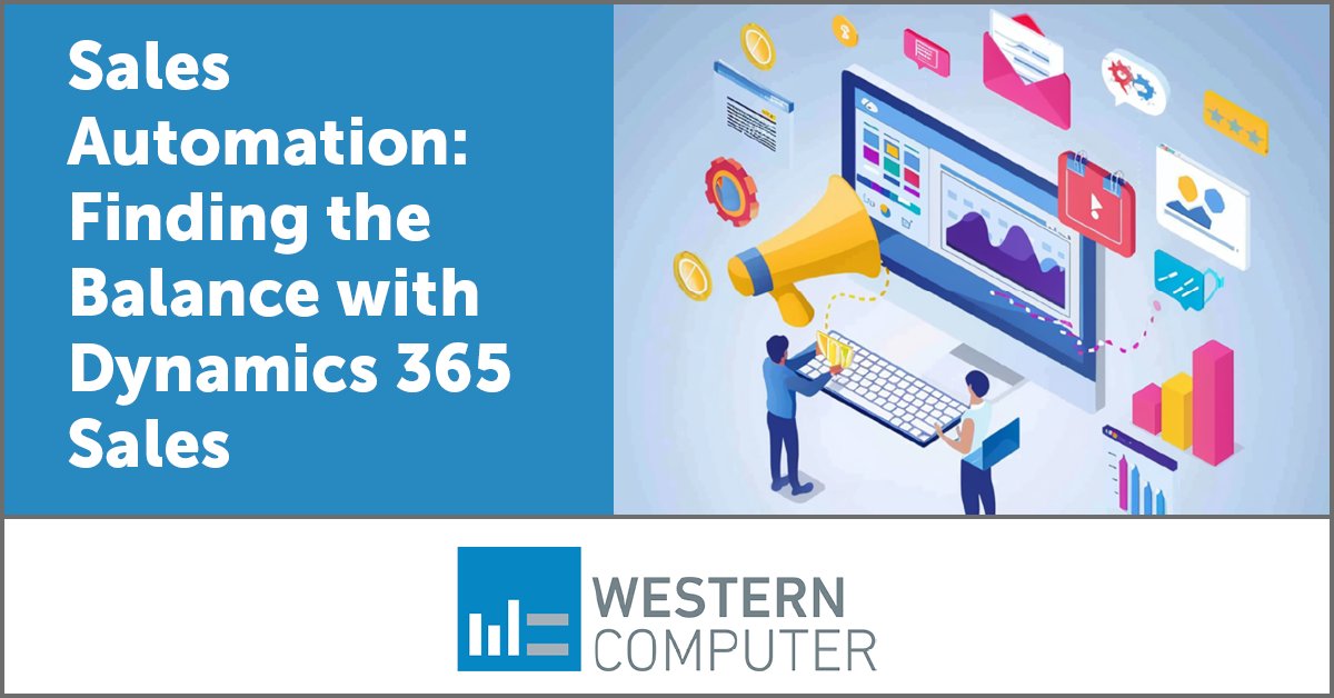 CRMSoftwareBlog's tweet card. what is the balance between sales automation and the human touch? Is automation helping sellers, or replacing the human side of selling?